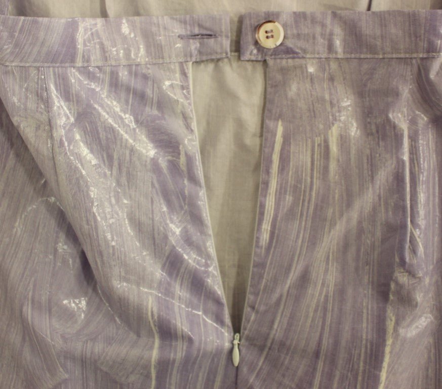 Licia Florio Purple Cap Sleeve Below Knee Sheath Dress - Fizigo