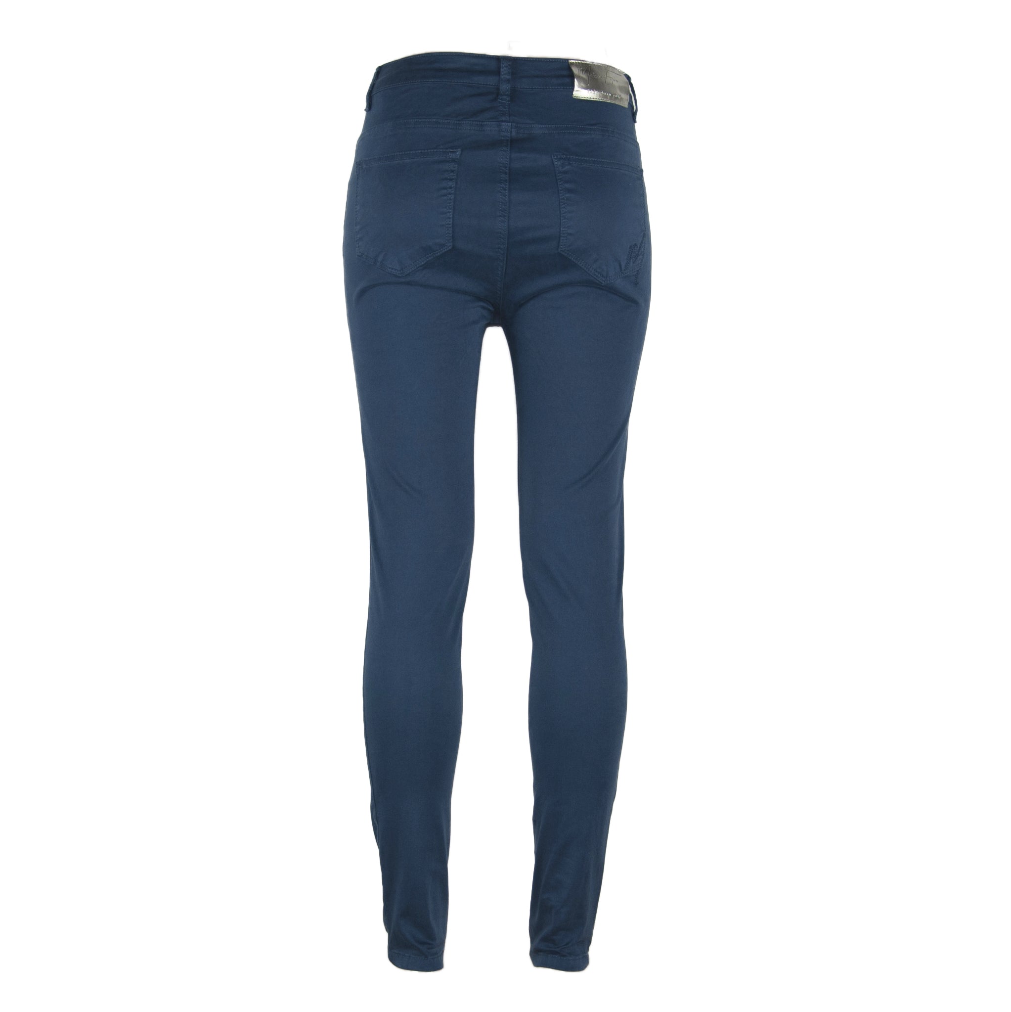 Maison Espin Blue Cotton Jeans & Pant - Fizigo