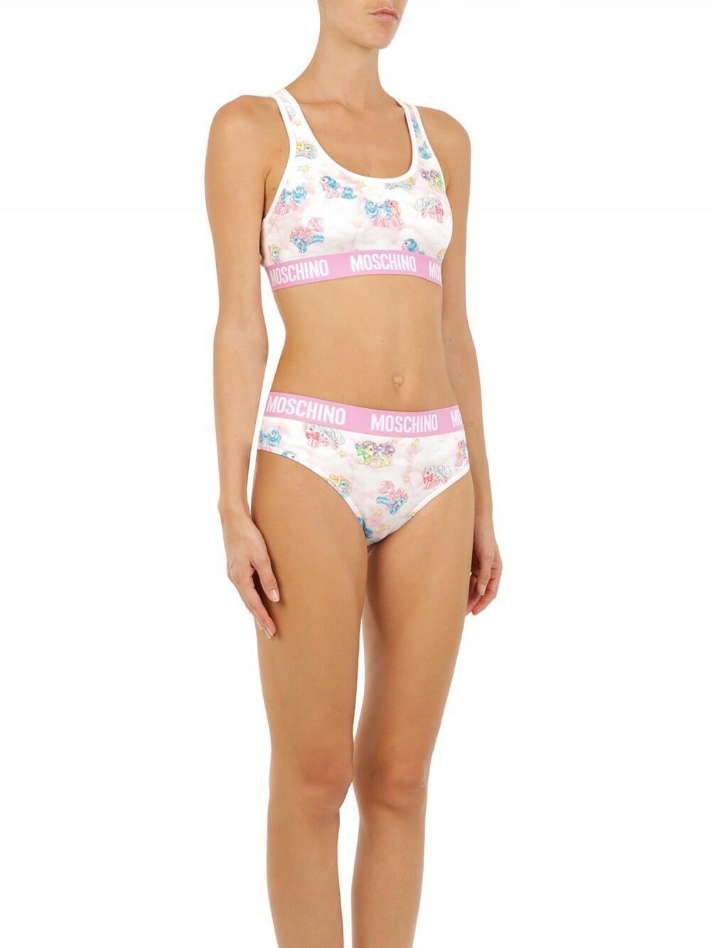 Moschino White Two-Piece Sleepwear My Little Pony Bikini - Fizigo