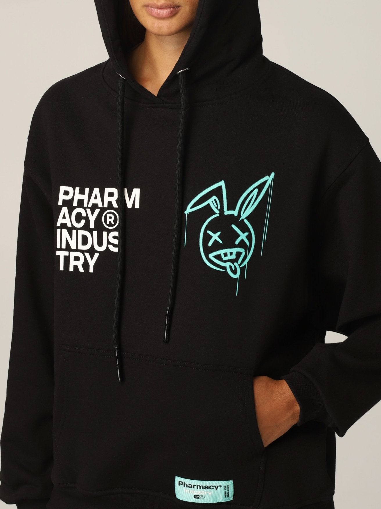 Pharmacy Industry Black Cotton Sweater - Fizigo