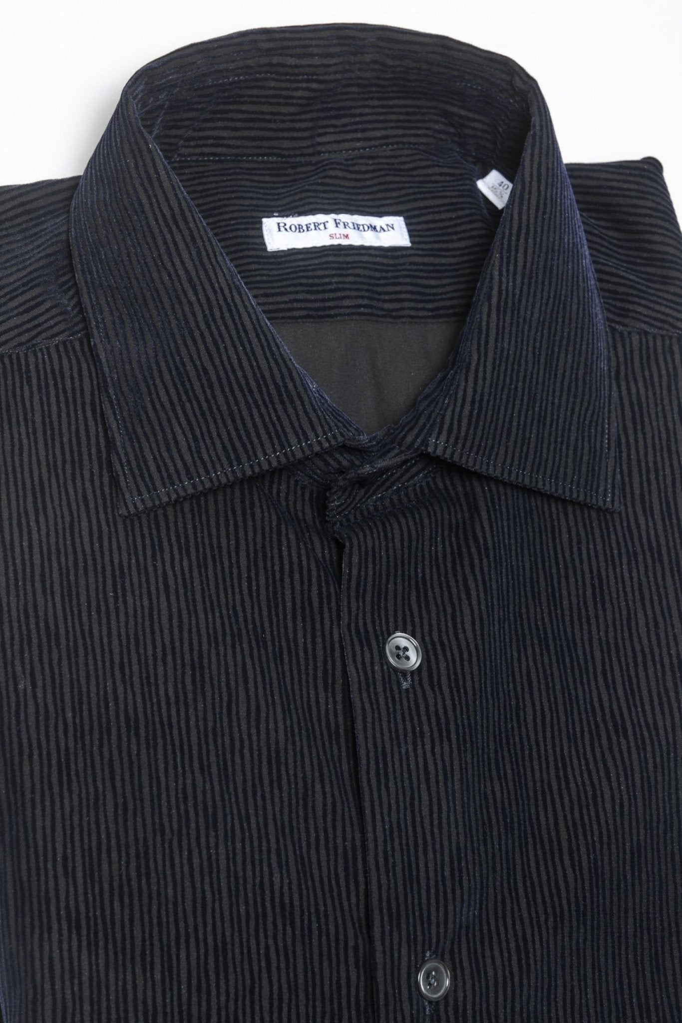Robert Friedman Black Cotton Shirt - Fizigo