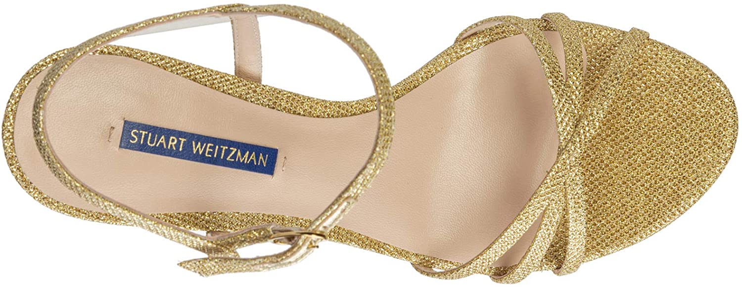 Stuart Weitzman Yellow Calfskin Sandal - Fizigo