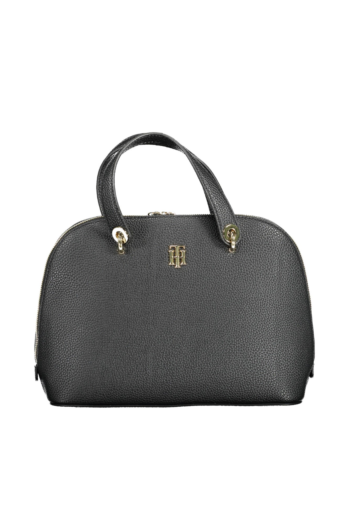 Tommy Hilfiger Black Polyurethane Handbag - Fizigo