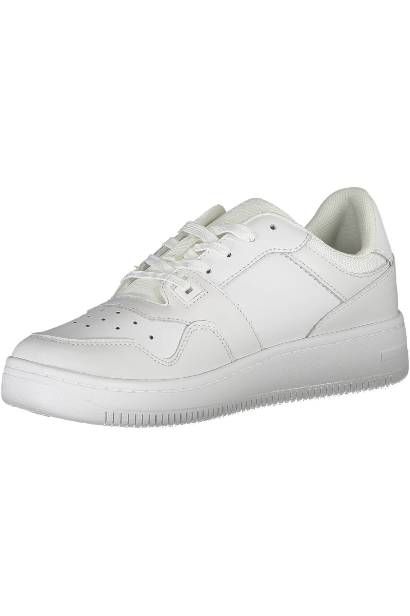 Tommy Hilfiger White Polyester Sneaker - Fizigo