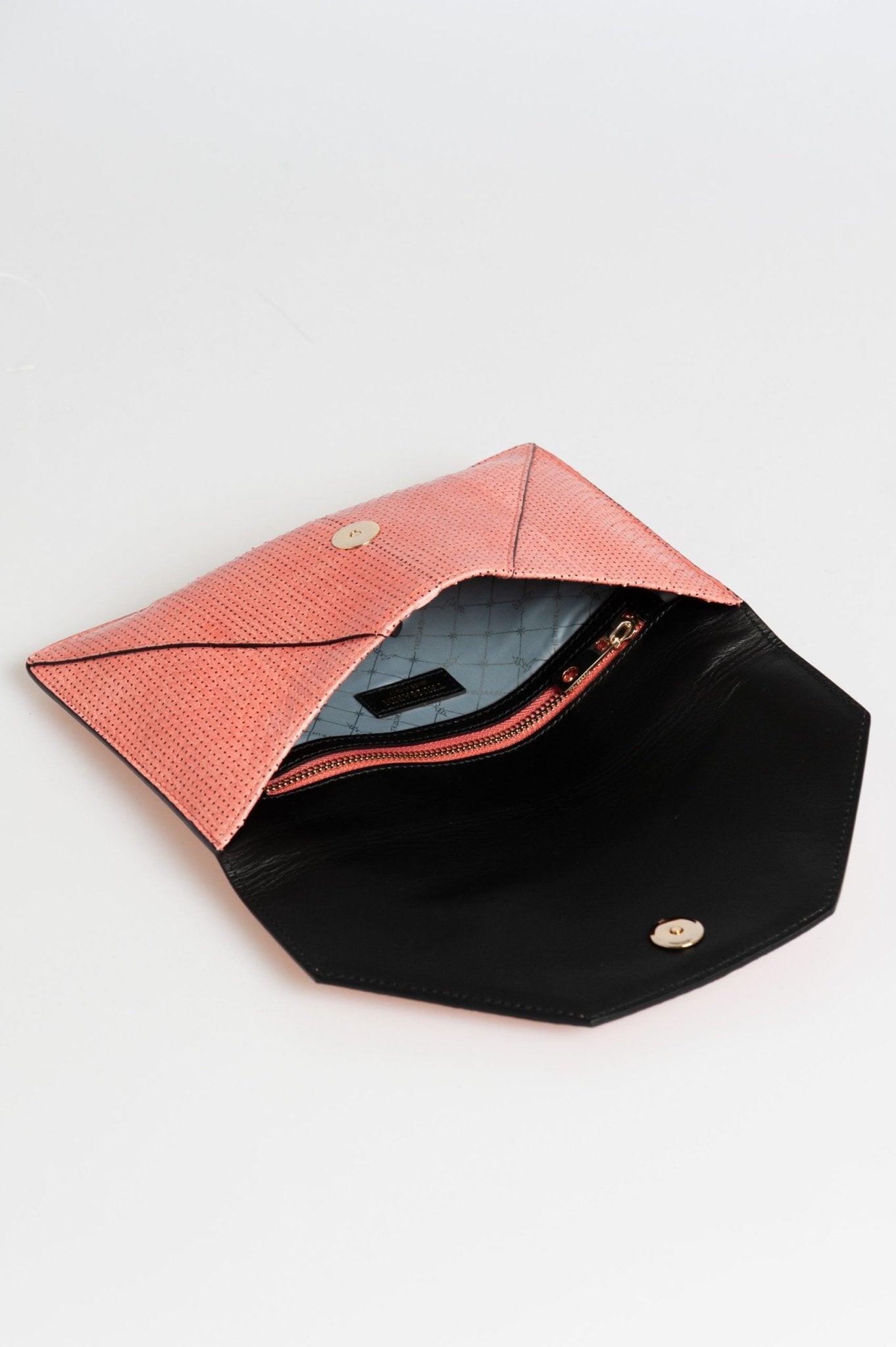 Trussardi Pink Leather Clutch Bag - Fizigo
