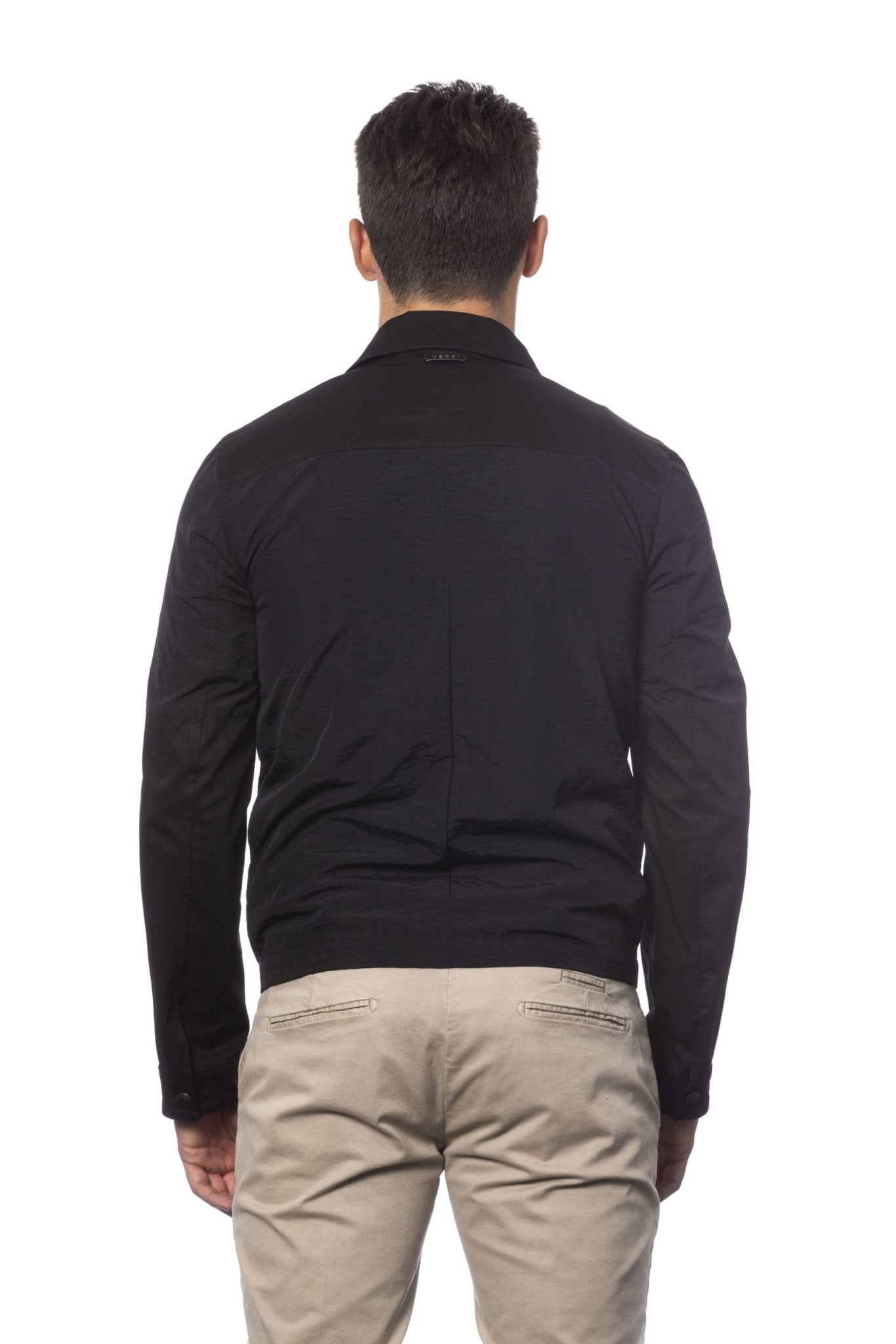 Verri Black Cotton Jacket - Fizigo