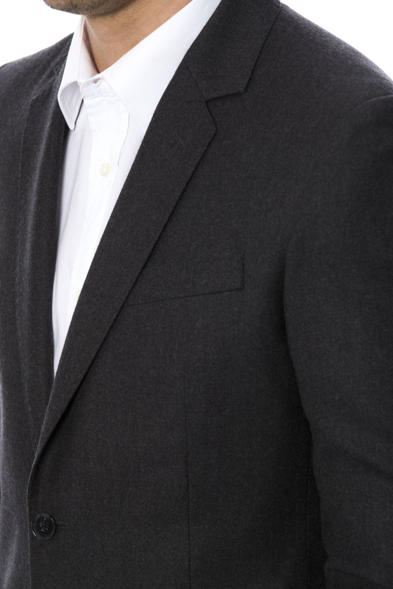 Verri Gray Wool Blazer - Fizigo